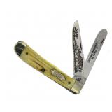 Case XX Burnt White Bone Trapper