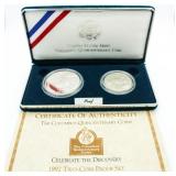 1992 Columbus Quincentenary Silver Coin Proof Set