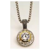 Brilliant 6.00 ct White Topaz Necklace