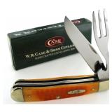Case XX Rogers Bone Orange Hobo Knife