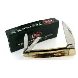 Case XX Amber Bone Seahorse Whittler