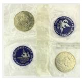 (2) 1971 Eisenhower Uncirculated Dollars