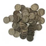 (60) Pre 1964 Jefferson Nickels