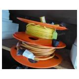 2 extension cords w/ reels