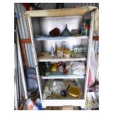 Rolling cabinet w/ misc. contents