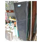 Metal cabinet w/ contents (misc. garden supplies)