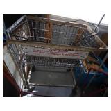 2 vintage wire bins