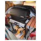 Thermo gas grill w/ tank & other