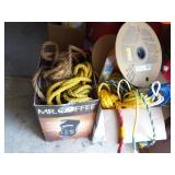 2 boxes misc. rope