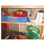 Leaf blower - step stool - funnels - misc.