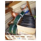 Plastic tray w/ misc.