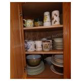 7 upper kitchen cabinet contents