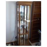 Display cabinet 17"w x 13"d x 72"h