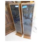 2 display shelves 11"w x 6"d x 45"h