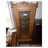 Oak cabinet 23"w x 63"h x 19"d
