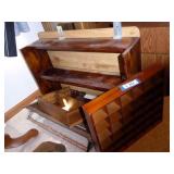 4 display racks (various sizes)