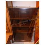 Media cabinet on wheels 22"w x 42"h x 19"d