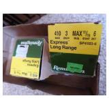 2 partial boxes 410 ammunition