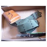 Belt w/ knife & pouch
