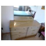 Veneer wood dresser - Bassett - 50"w x 62"h x 18