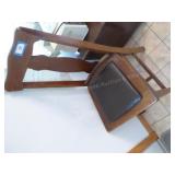 Oak dining chair