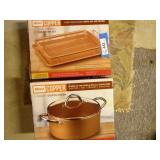 Parini copper cookware - 4 pieces - NEW