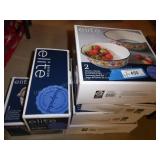 Gibson Luxembourg stoneware dishes - 6 pieces - NE