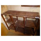 Wood stand (AS IS) 37"w x 32"h