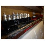 5 Marx train cars (entire row)