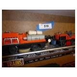 Lionel #3927 track cleaning car & #50 gang car