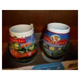 2 Budweiser mugs - Ceramarte