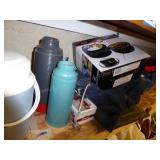 1 shelf camping & misc. items