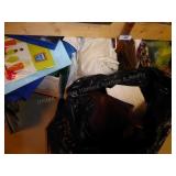 1 shelf & trash bag of bags