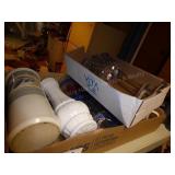 2 boxes decor items