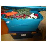 2 totes Christmas items