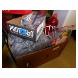 2 boxes misc. items: collectibles, watches