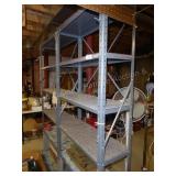 Shelving unit on wheels 78"h x 61"w x 12"d
