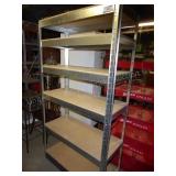 Shelving unit on wheels 69"h x 36"w x 16"d
