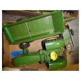 John Deere tractor & 2 attachments