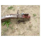 Single place snowmobile type trailer