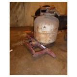 Tire spreader & air tank