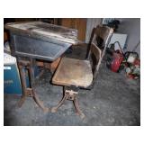 School desk & seat