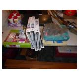 Binders, folders, paper cutter and other