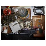 4 boxes kitchenware & decor