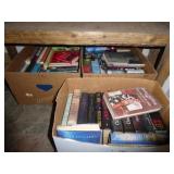3 boxes hardcover books
