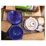 2 boxes dishes
