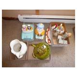 Cookie jars, decor, dishes