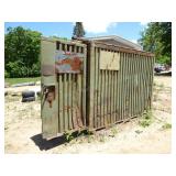 Metal storage building 104" x 74"