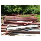 Metal building structure 32 ft x 40 ft - pieces up