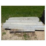 6 concrete parking blocks